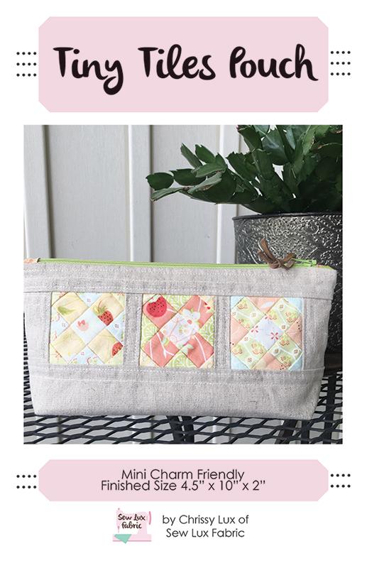 Tiny Tiles Pouch - Sewing Pattern