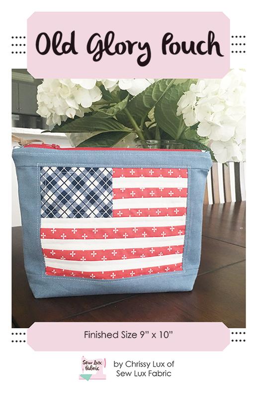 Old Glory Pouch - Sewing Pattern