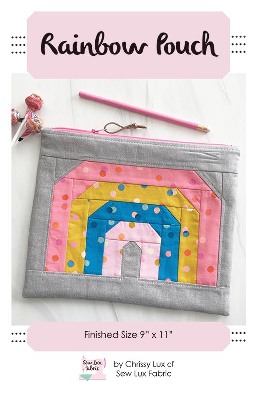 Rainbow Pouch - Sewing Pattern