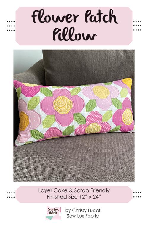 Flower Patch Pillow - Quilt Pattern