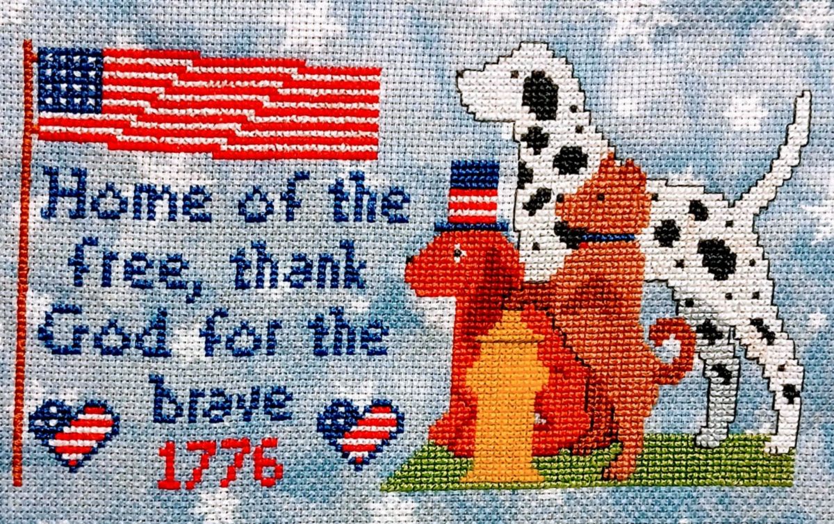 Freedom Pups - Cross Stitch Pattern