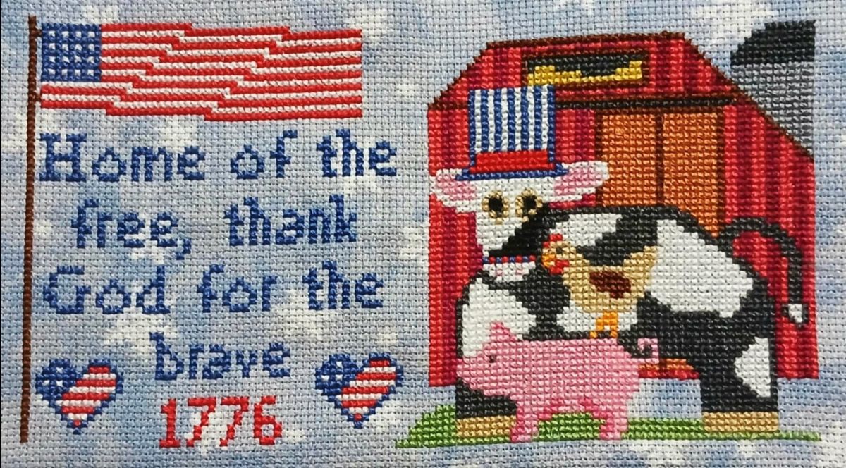 Freedom Farm - Cross Stitch Pattern