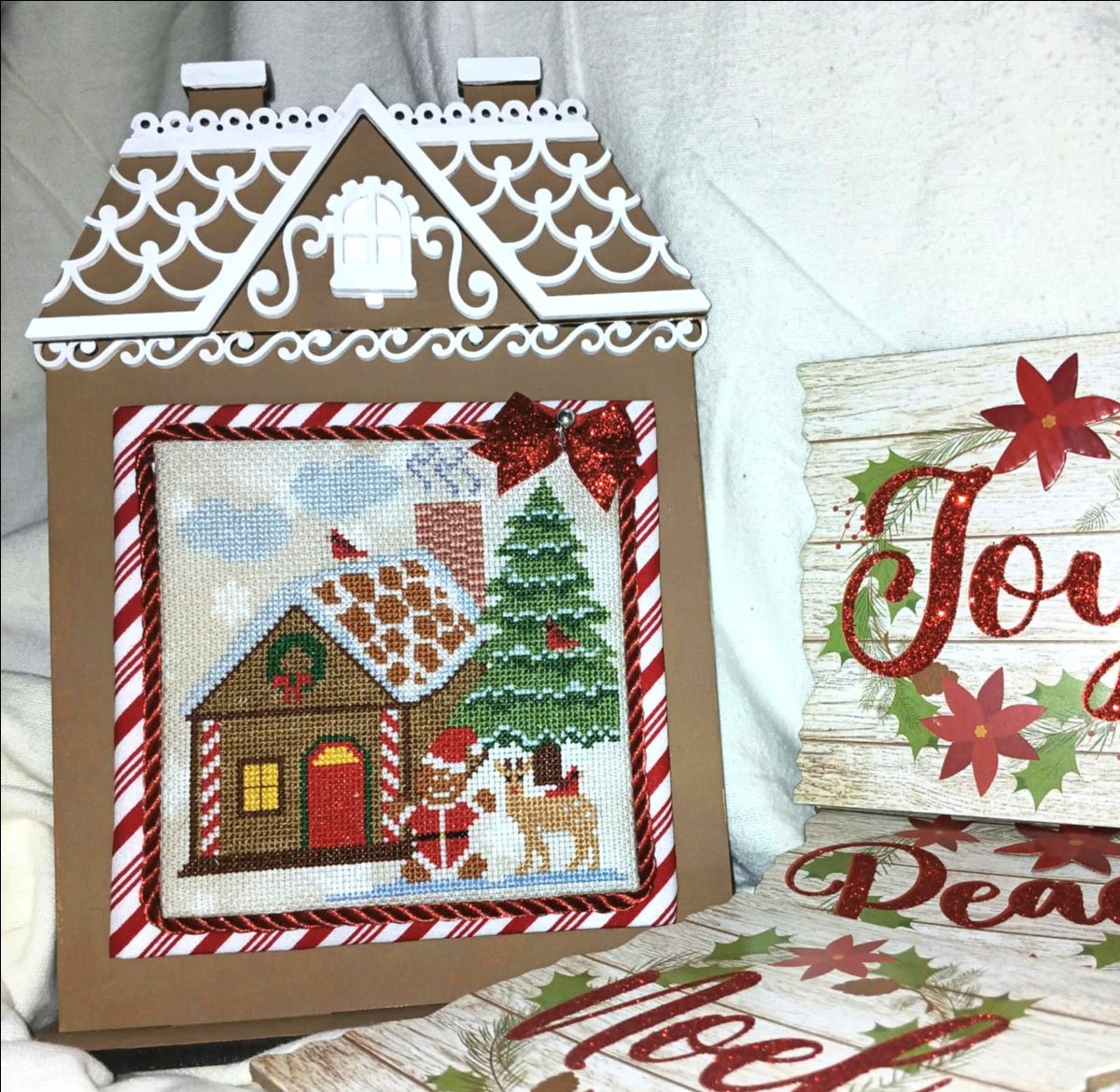 Christmas Wishes Gingerbread Kisses - Cross Stitch