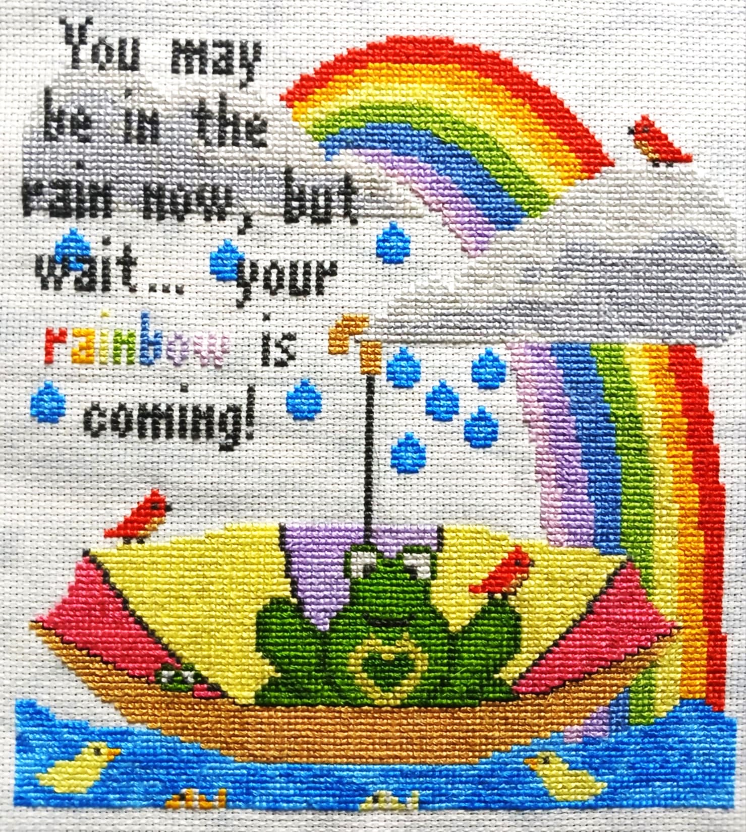 Rainbow Promise - Cross Stitch Pattern