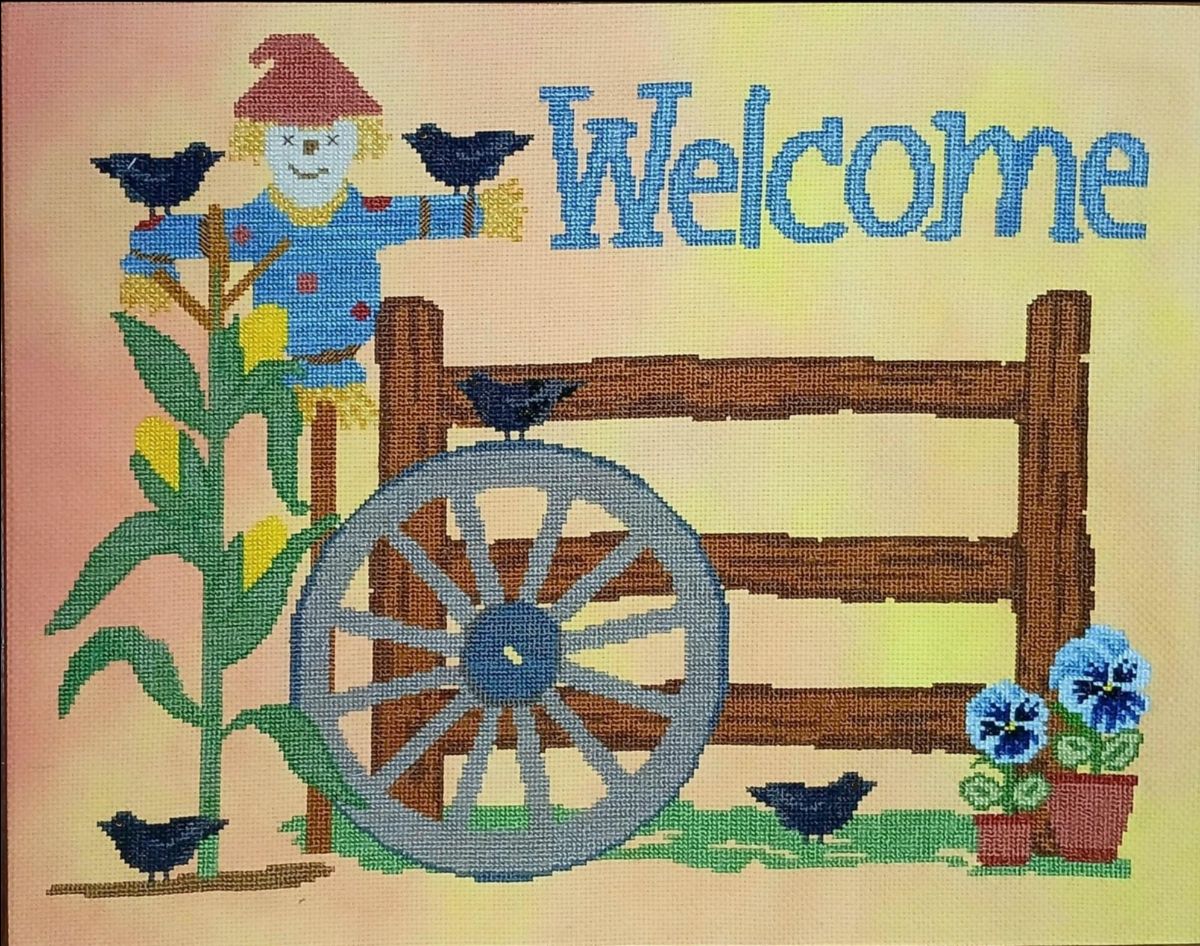 Welcome To Our Cornfield - Cross Stitch Pattern