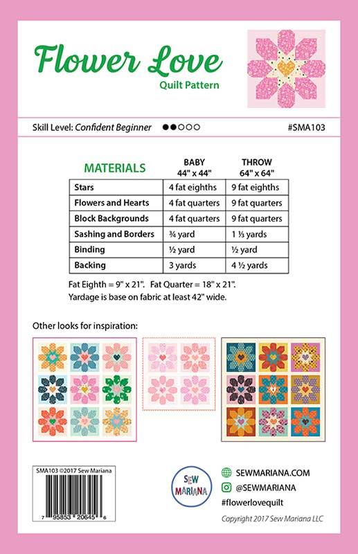 Flower Love - Quilt Pattern