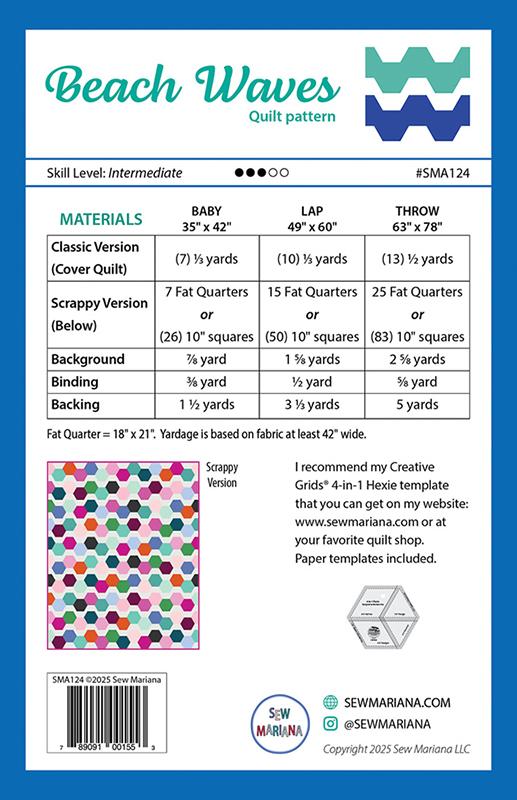 Beach Waves - Quilt Pattern