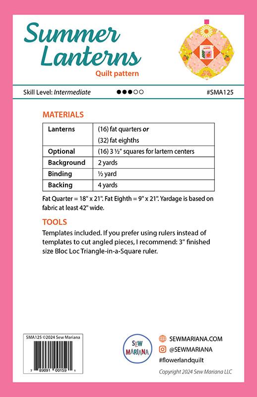 Summer Lanterns - Quilt Pattern