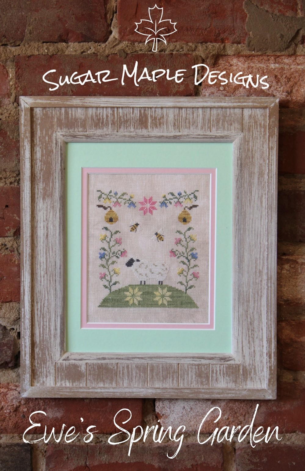 Ewe's Spring Garden - Cross Stitch Pattern