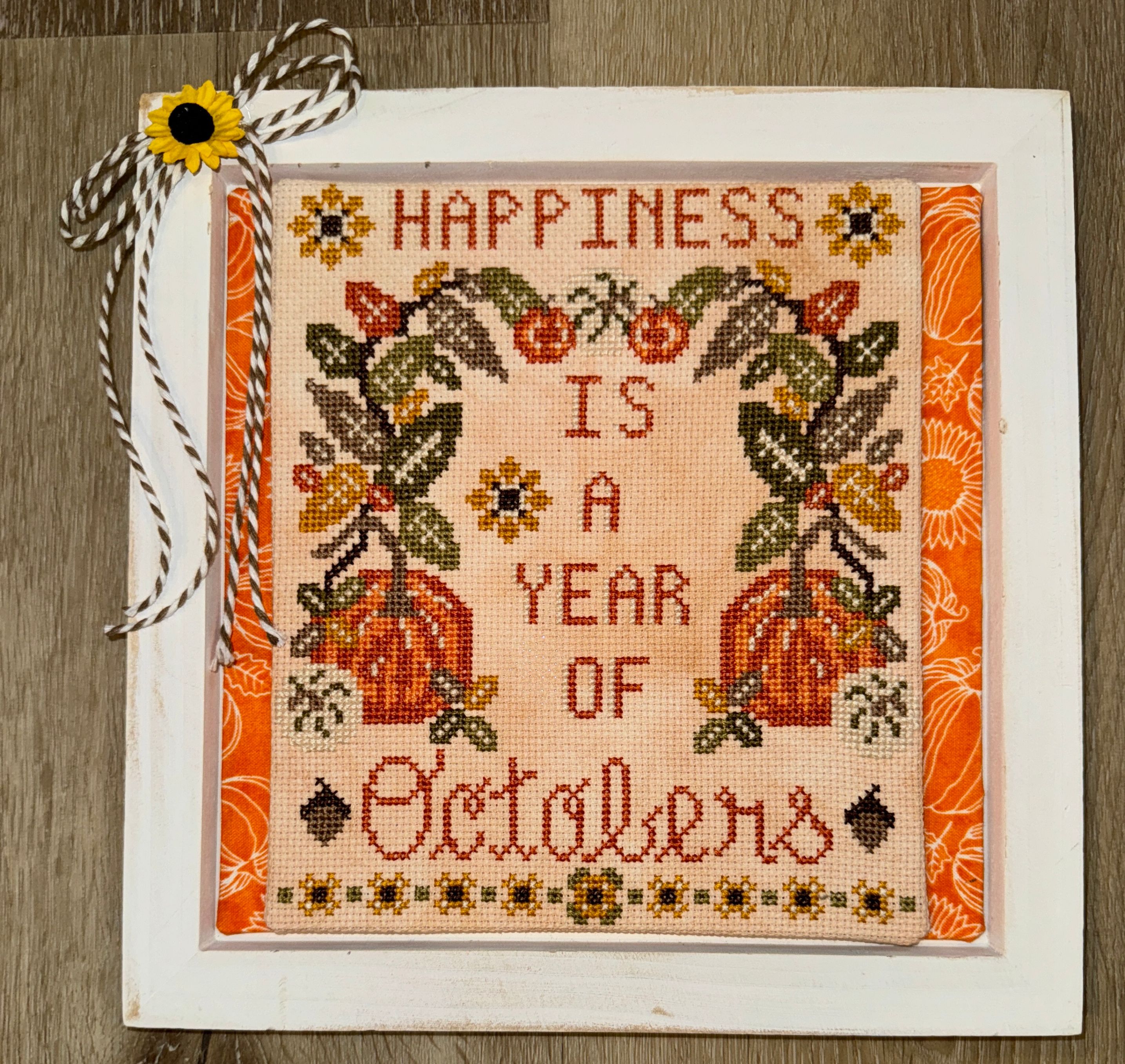 Year of Octobers - Cross Stitch Pattern