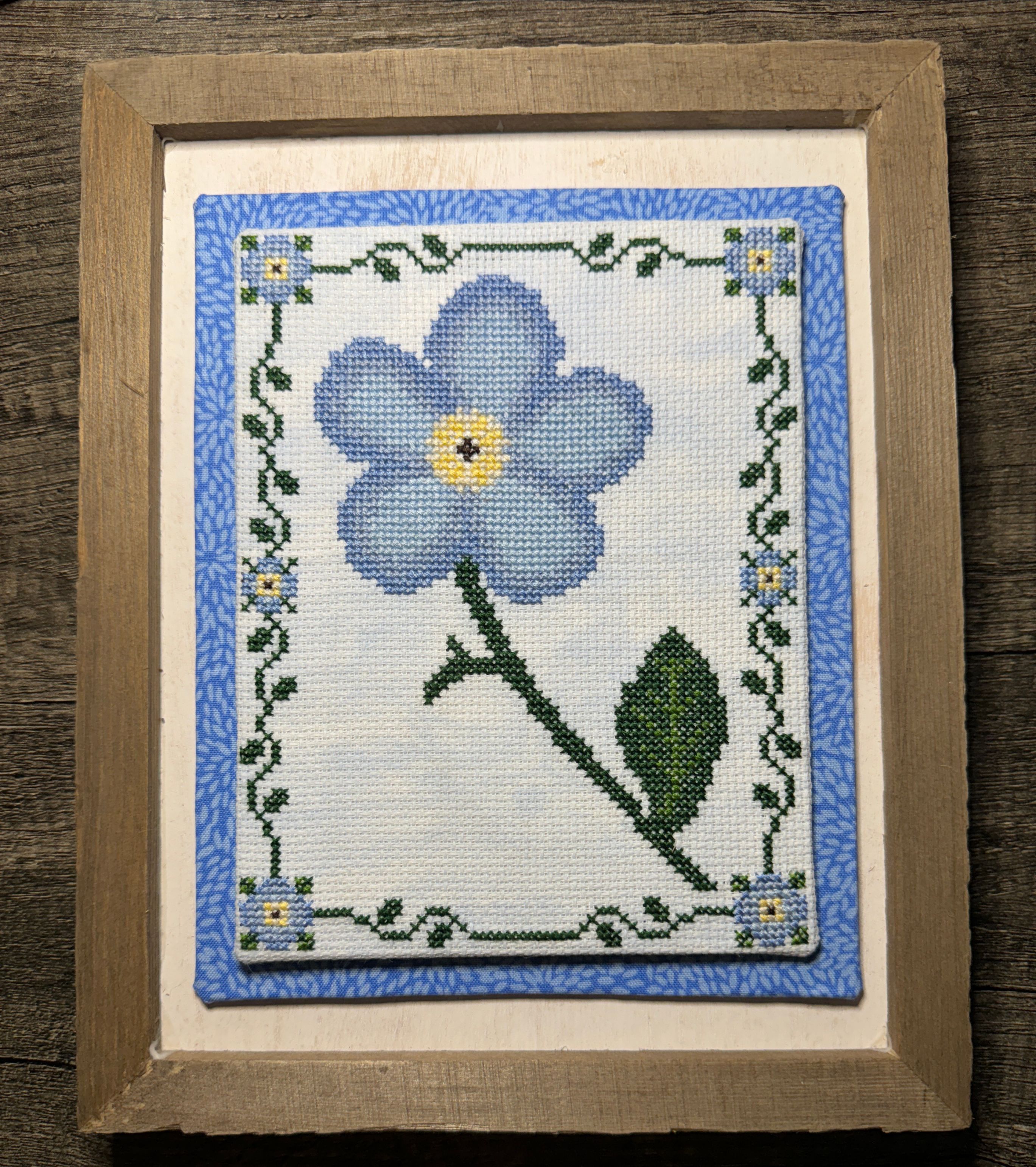 Forget Me Not - Cross Stitch Pattern