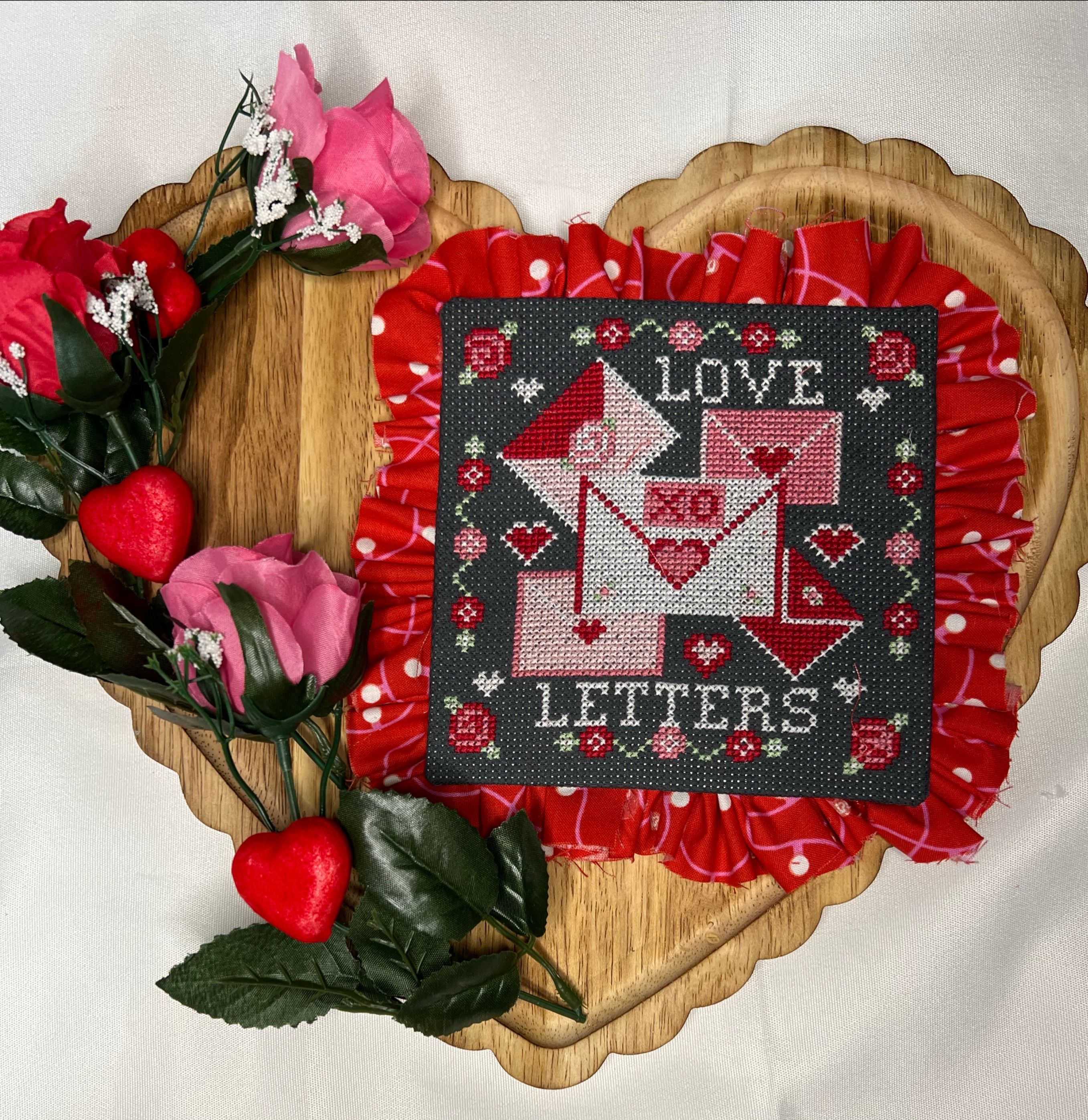 Love Letters - Valentine Cross Stitch Pattern
