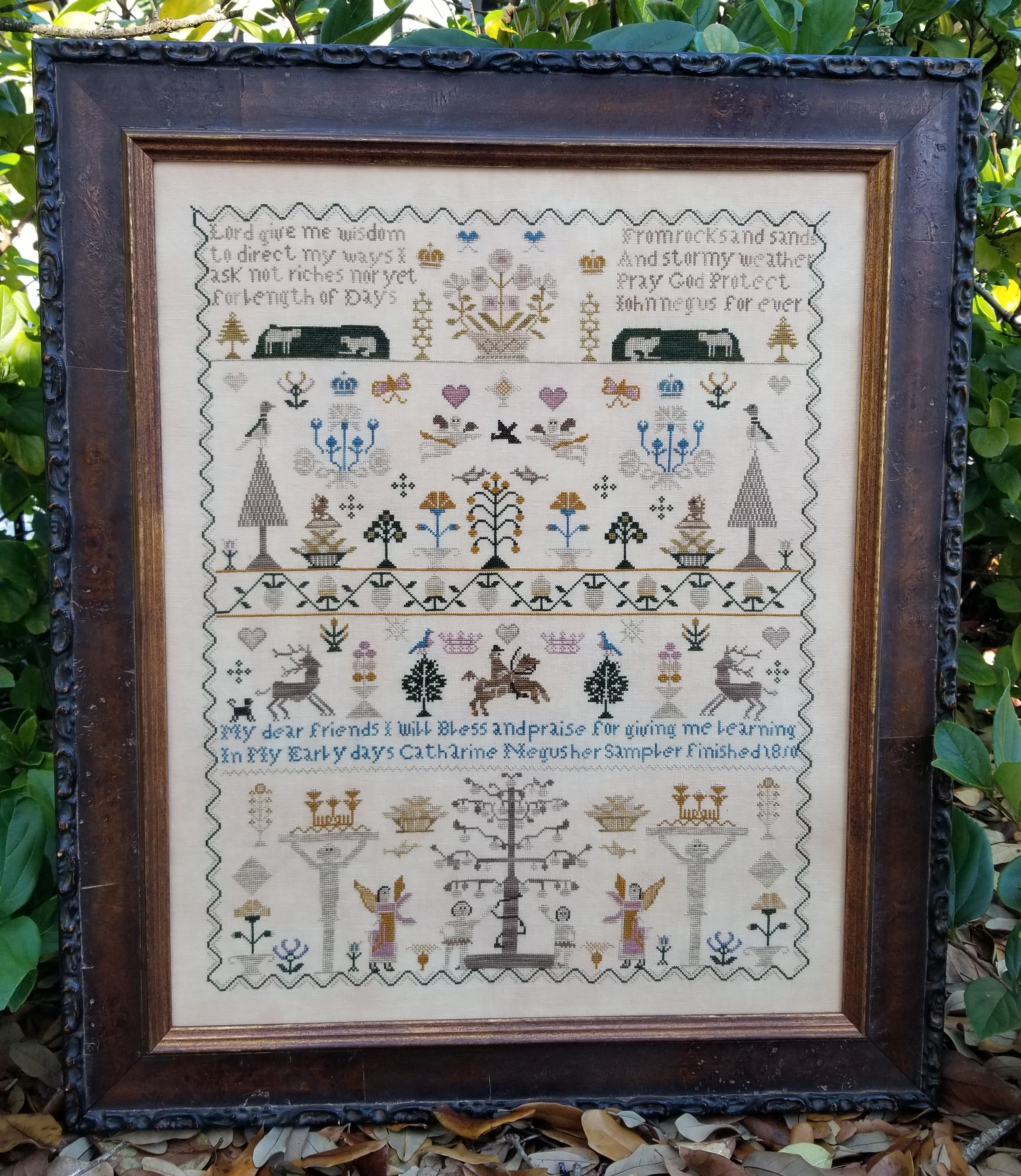 Catherine Negus 1810 - Cross Stitch Pattern