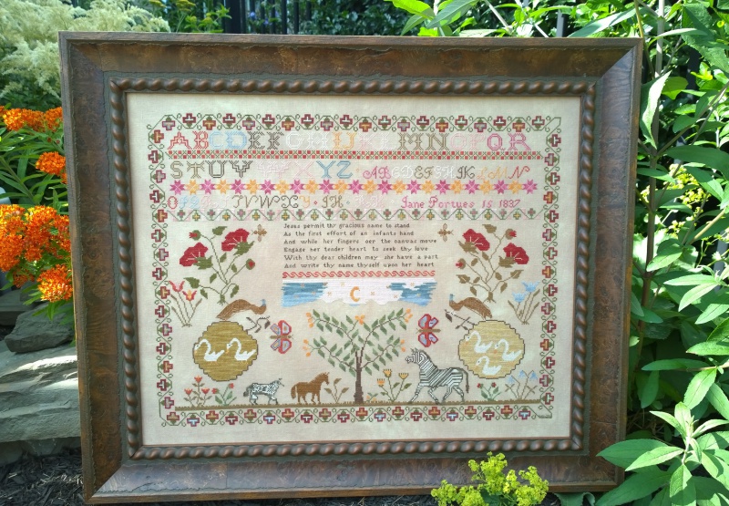 Jane Portues 1837 - Cross Stitch Pattern