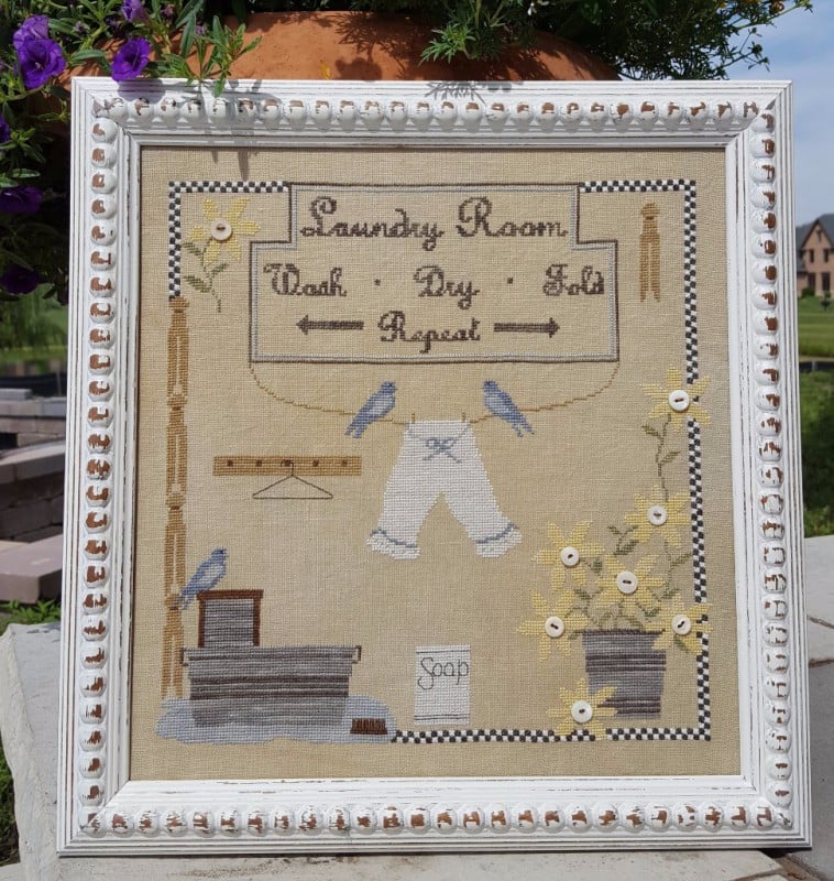 Laundry Day - Cross Stitch Pattern