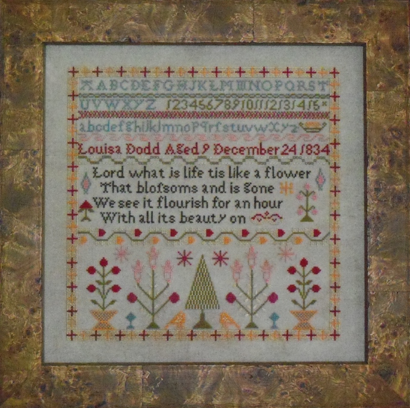 Louisa Dodd 1834 - Cross Stitch Pattern