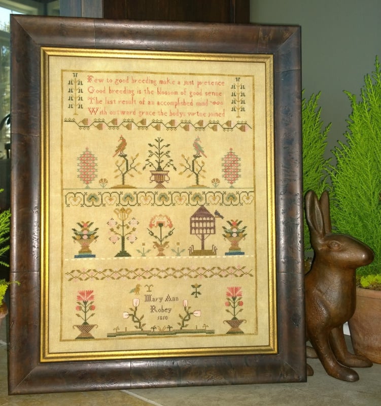 Mary Ann Robey 1810 - Cross Stitch Pattern