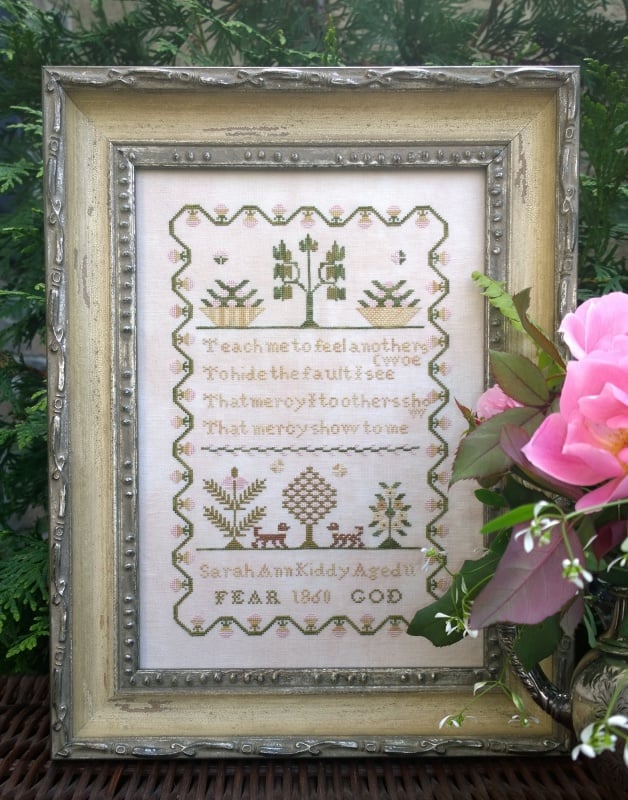 Sarah Ann Kiddy 1860 - Cross Stitch Pattern