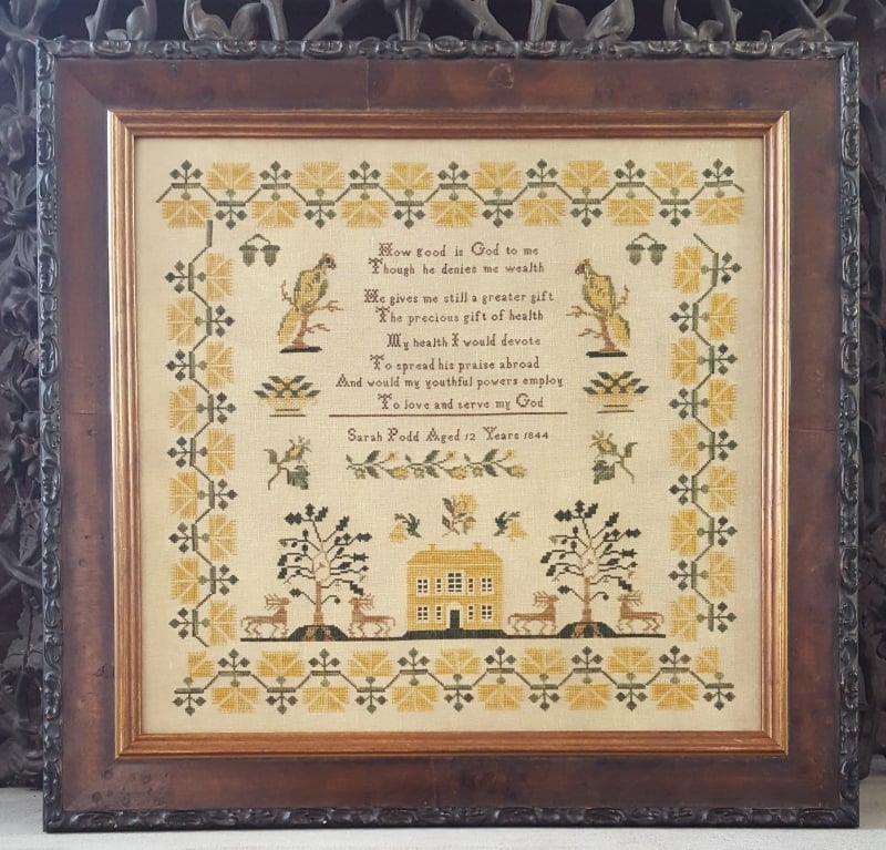 Sarah Podd 1844 - Cross Stitch Pattern