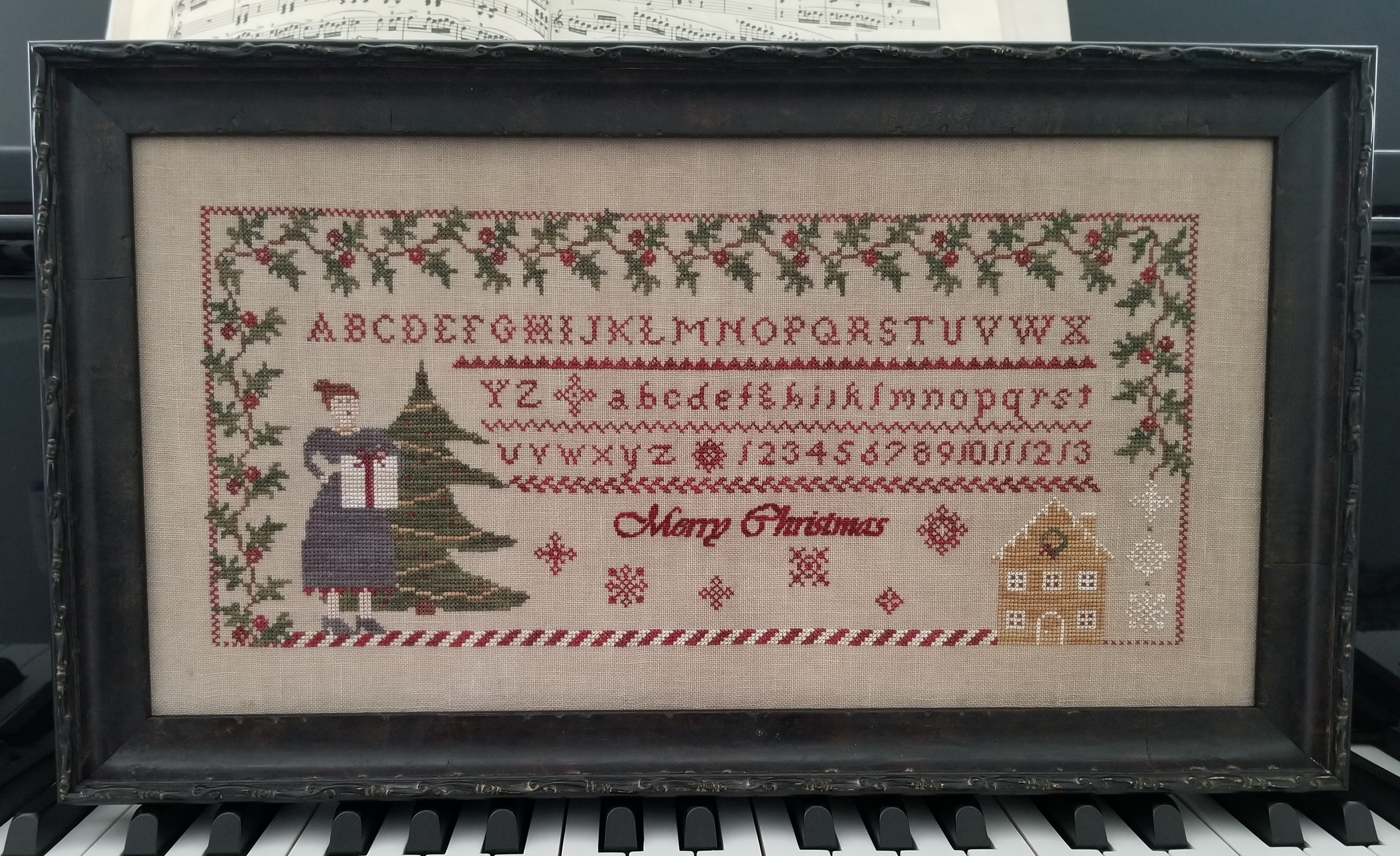 The Gift - Christmas Cross Stitch Pattern