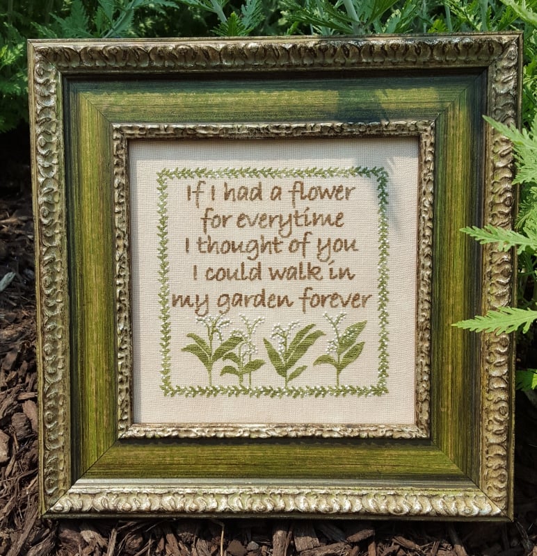Walk In My Garden - Cross Stitch Pattern