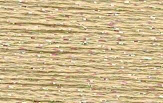 Rainbow Gallery Petite Silk Lame Braid - SP03 Ecru
