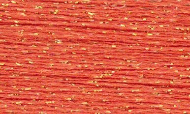 Rainbow Gallery Petite Silk Lame Braid - SP85 Tangerine