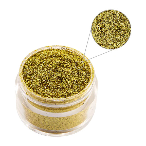 Art Glitter Cat Eyes Yellow Glitter 1/2 Oz.