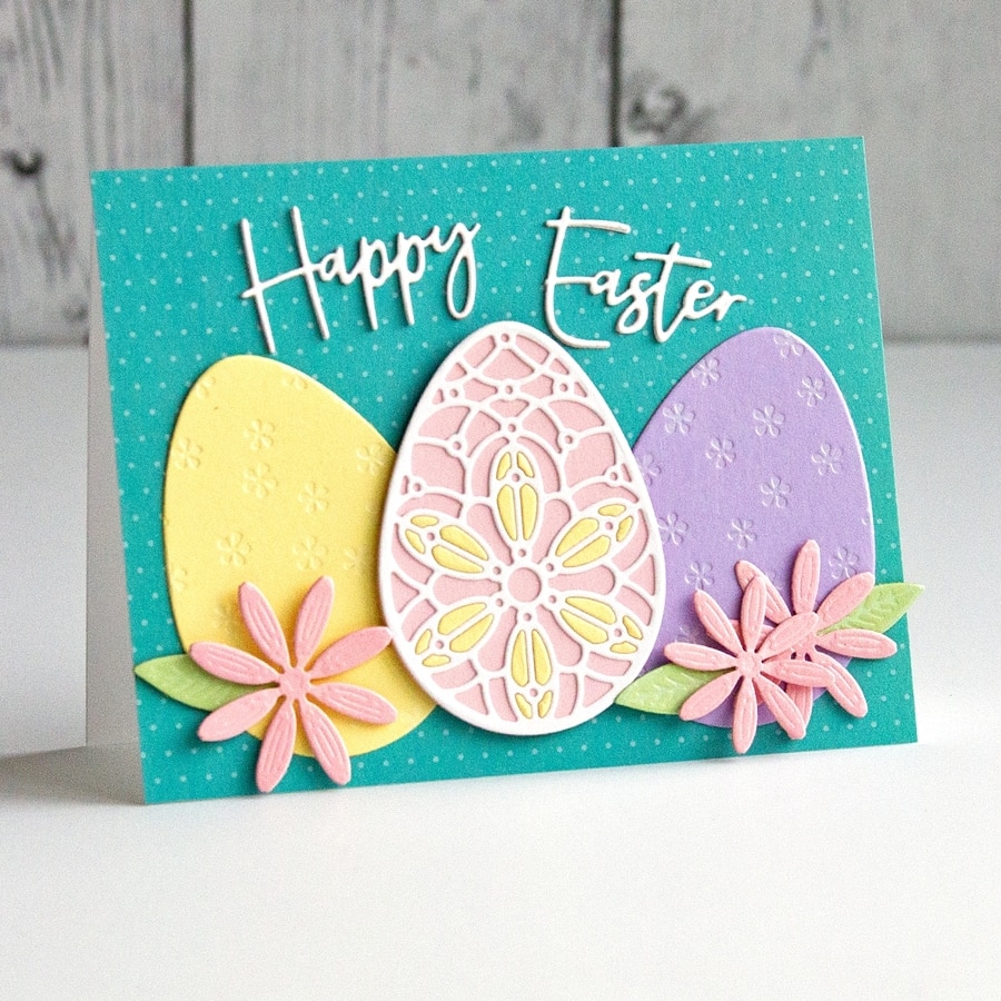 Scattered Flowers Background - Glimmer Hot Foil Plate