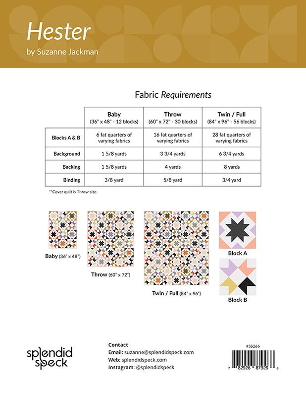 Hester - Quilt Pattern