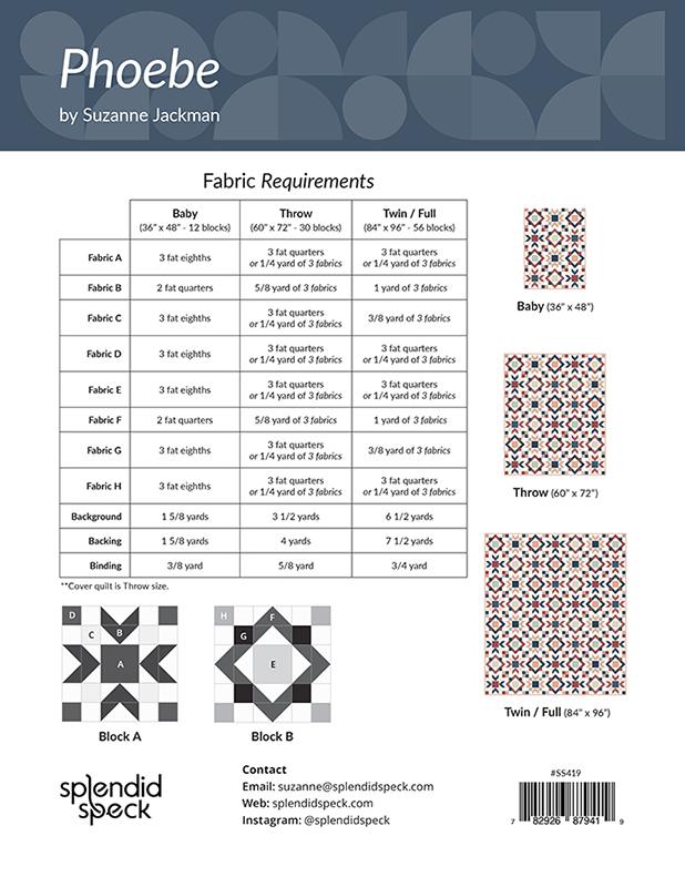 Phoebe - Quilt Pattern