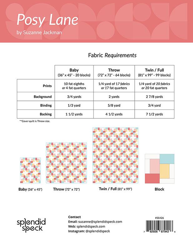 Posy Lane - Christmas Quilt Pattern