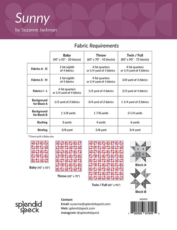Sunny - Quilt Pattern