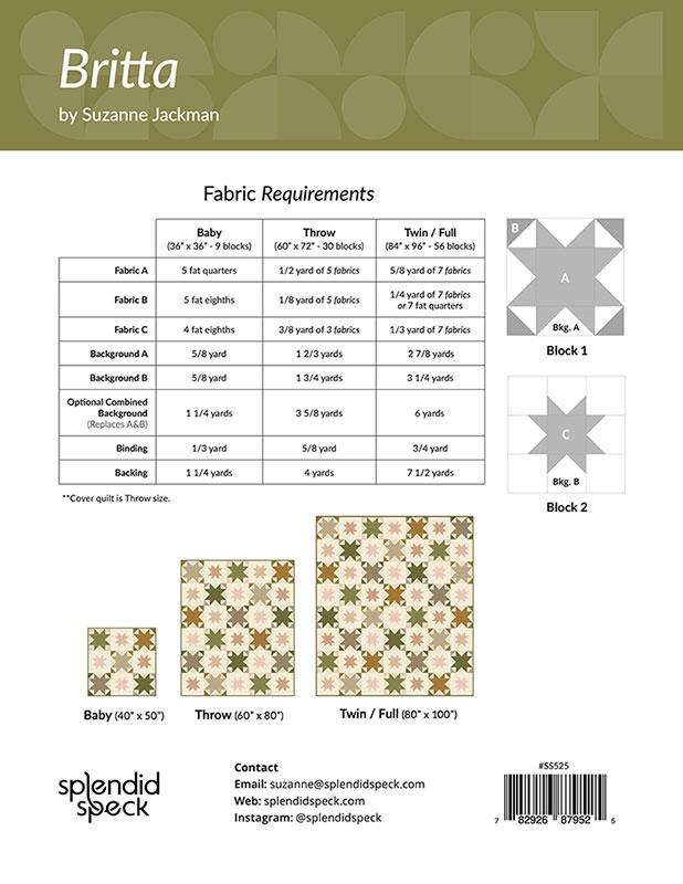 Britta - Quilt Pattern