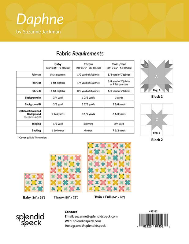 Daphne - Quilt Pattern