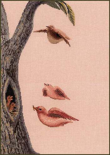 Family of Birds - Cross Stitch Pattern