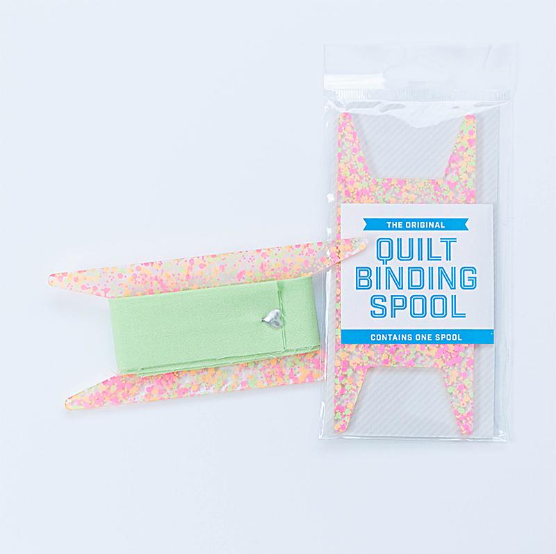 Glitter Bias Tape Quilt Binding Spool - Neon Party