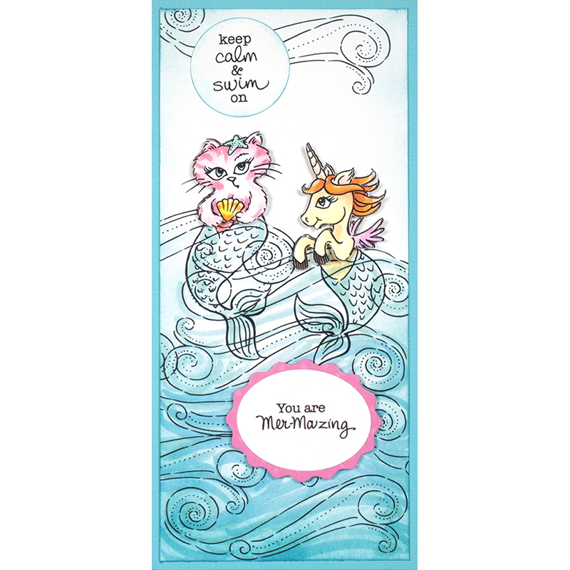 Mermaid Pals Set - Perfectly Clear Stamp