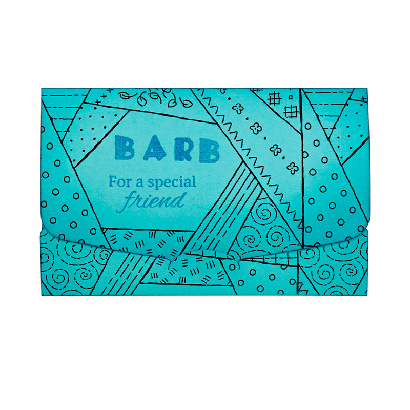 Inked Alphabet Set - Perfectly Clear Stamp