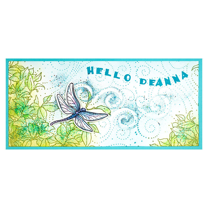 Inked Alphabet Set - Perfectly Clear Stamp