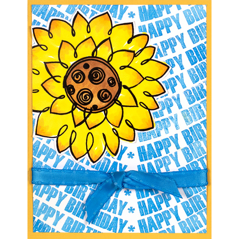Sunflower - Clear Stamp