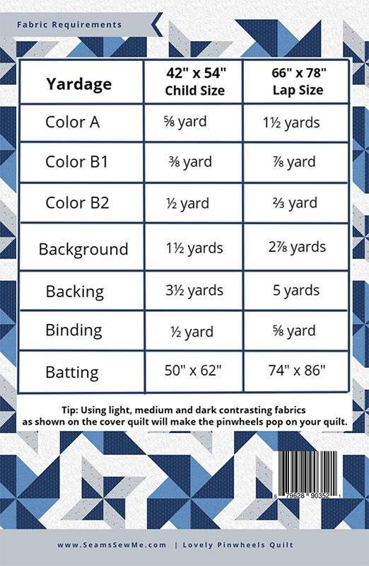 Lovely Pinwheels - Quilt Pattern