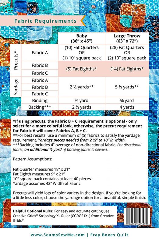 Fray Boxes - Quilt Pattern