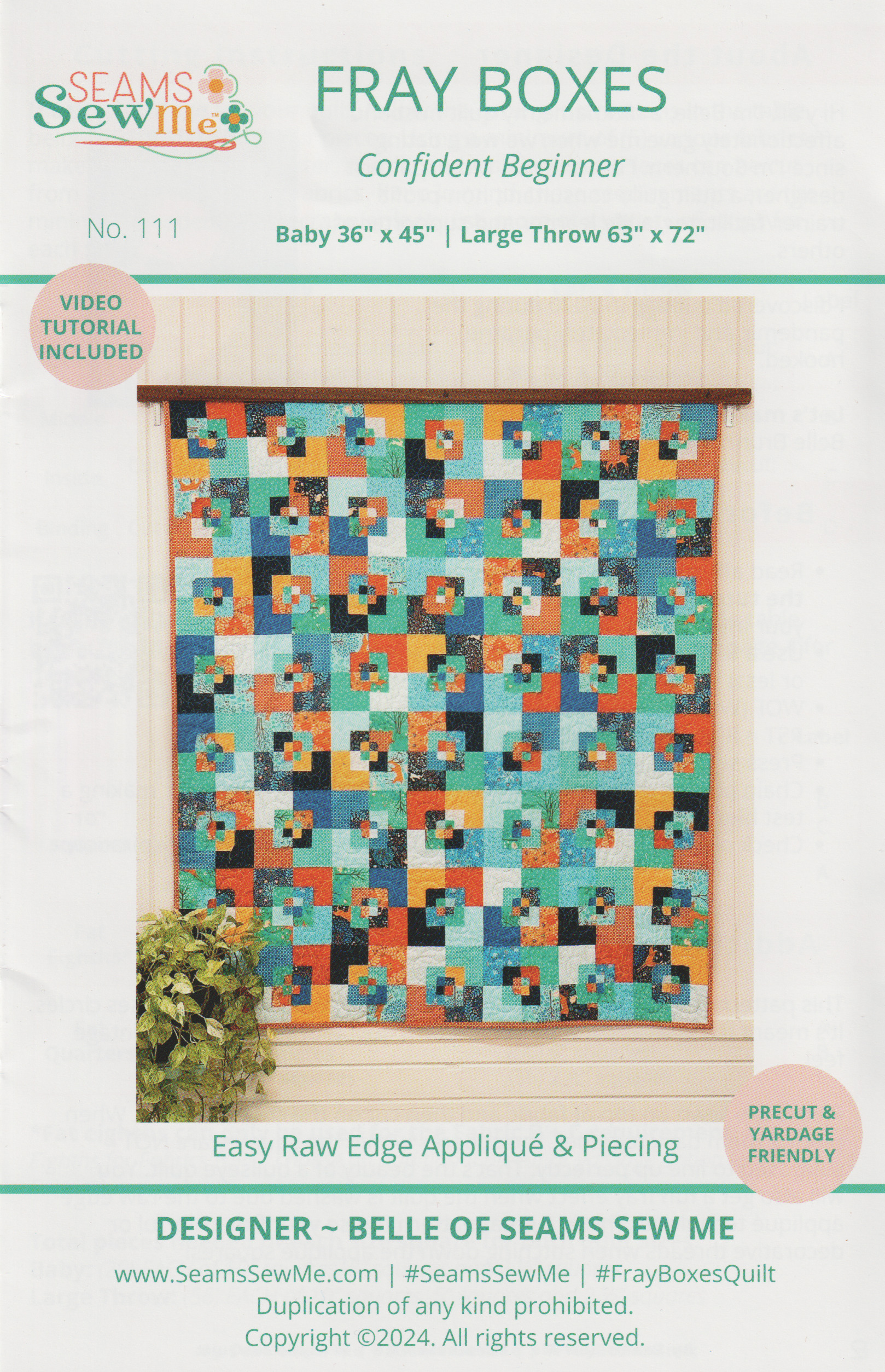 Fray Boxes - Quilt Pattern