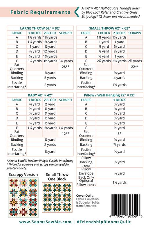 Friendship Blooms - Quilt Pattern