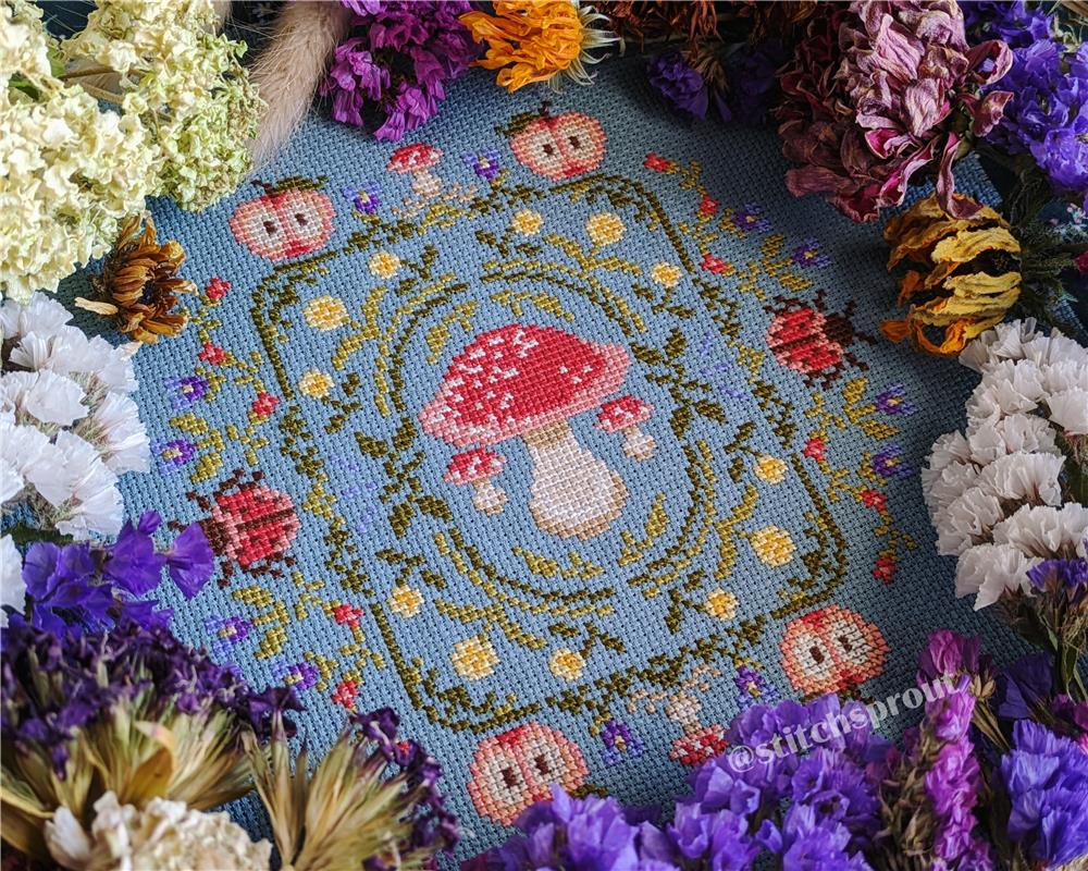 Cottage Garden Sampler - Cross Stitch Pattern