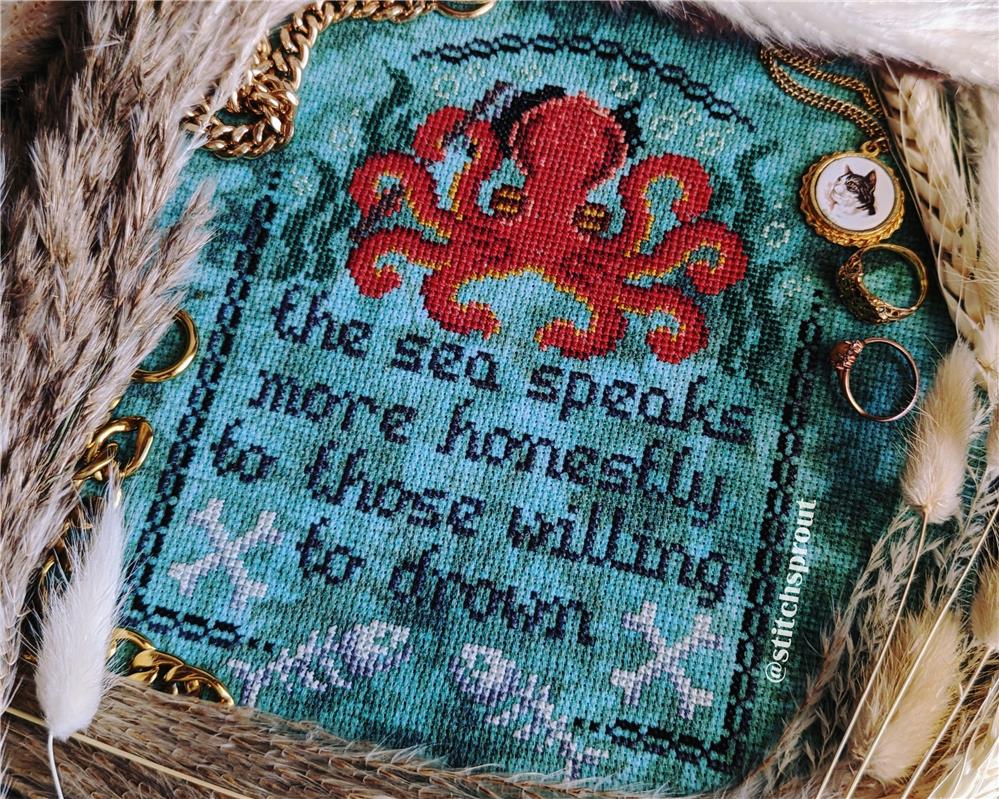 Below the Waves - Cross Stitch Pattern