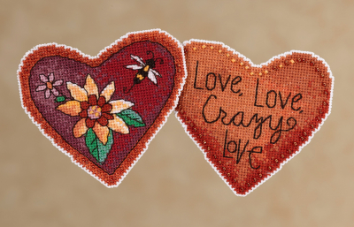 Crazy Love - Beaded Cross Stitch Kit