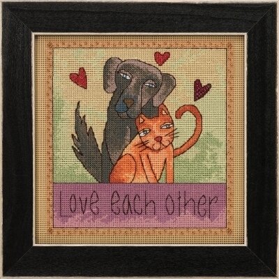 Love Each Other - Beaded Cross Stitch Kit