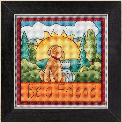 Be A Friend - Beaded Cross Stitch Kit